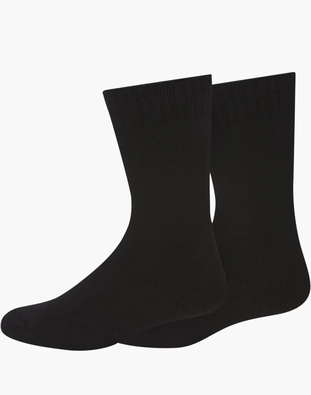 2PK HEAVY DUTY WORK SOCKS – BAMBOO - BLACK