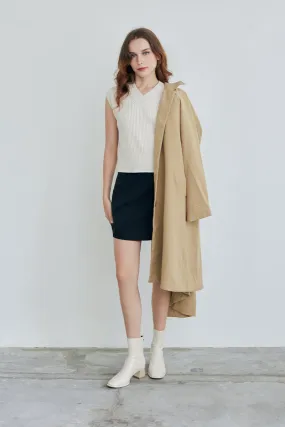 Aberdeen Block Heel Boots in Cream