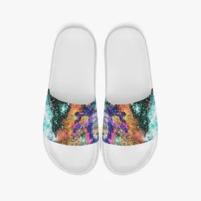 Acquiesce Apothos Psychedelic Split-Style Slides (White Sole)