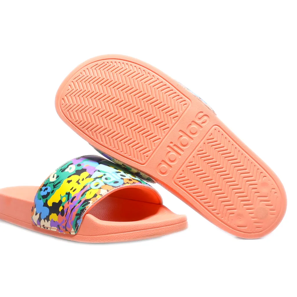 Adidas Flat Sandals Fabric Multicolour Colour For Kids