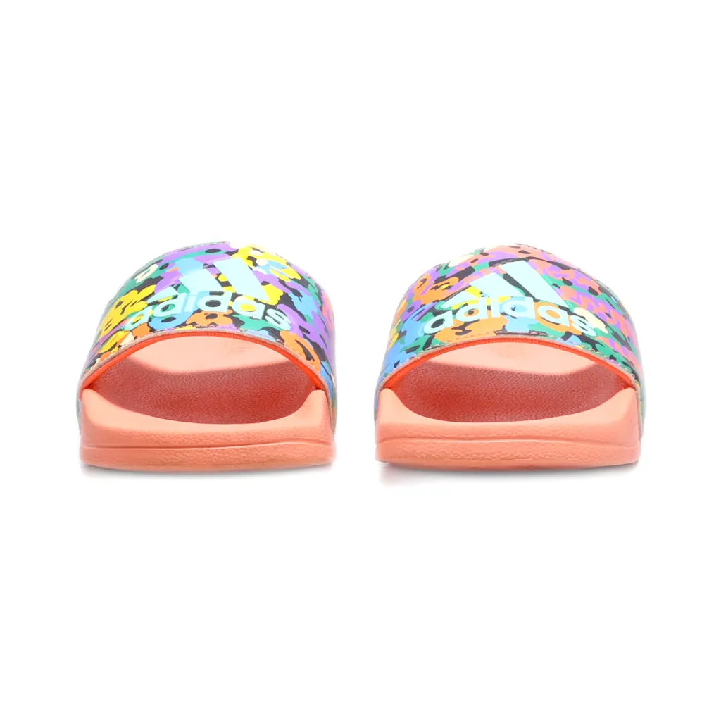 Adidas Flat Sandals Fabric Multicolour Colour For Kids
