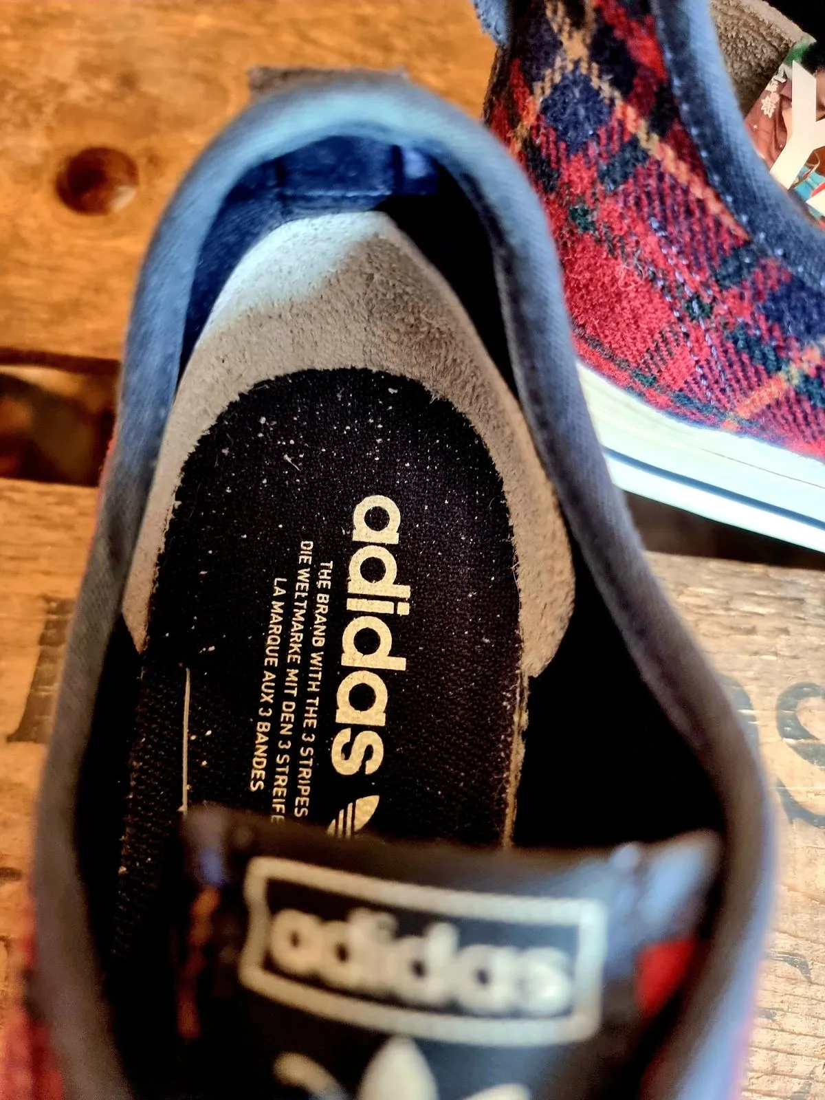 Adidas Nizza RF Platform Mid Plaid Trainers Sneakers