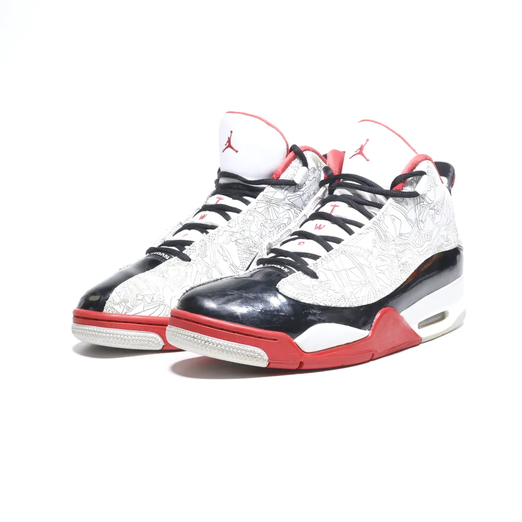 Air Jordan Air Dub Zero High-Top Sneakers Leather White Color For Men
