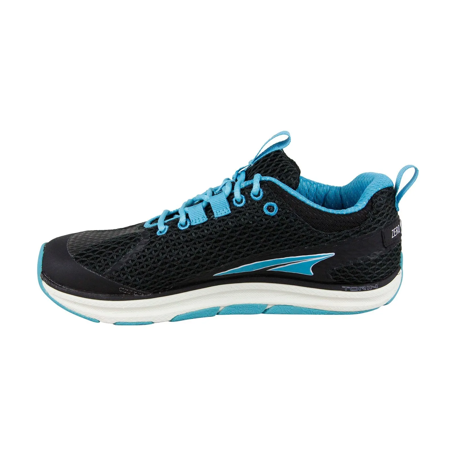 Altra The Torin A2235-1 Womens Black Mesh Low Top Lace Up Athletic Running Shoes
