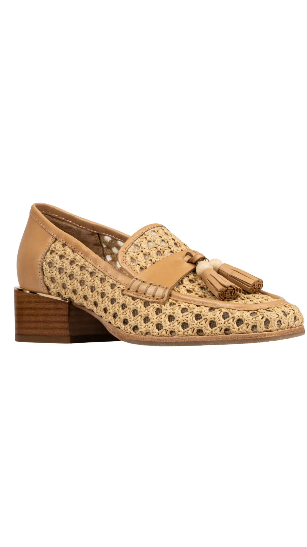 Arroyo Natural Heeled Loafer