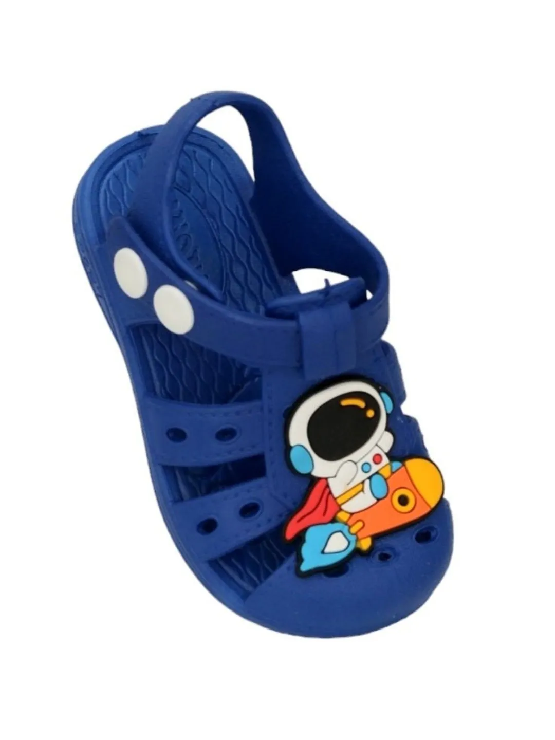 Astronaut Adventure Sandals - Blue Space-Themed Sandals with Secure Strap for Boys