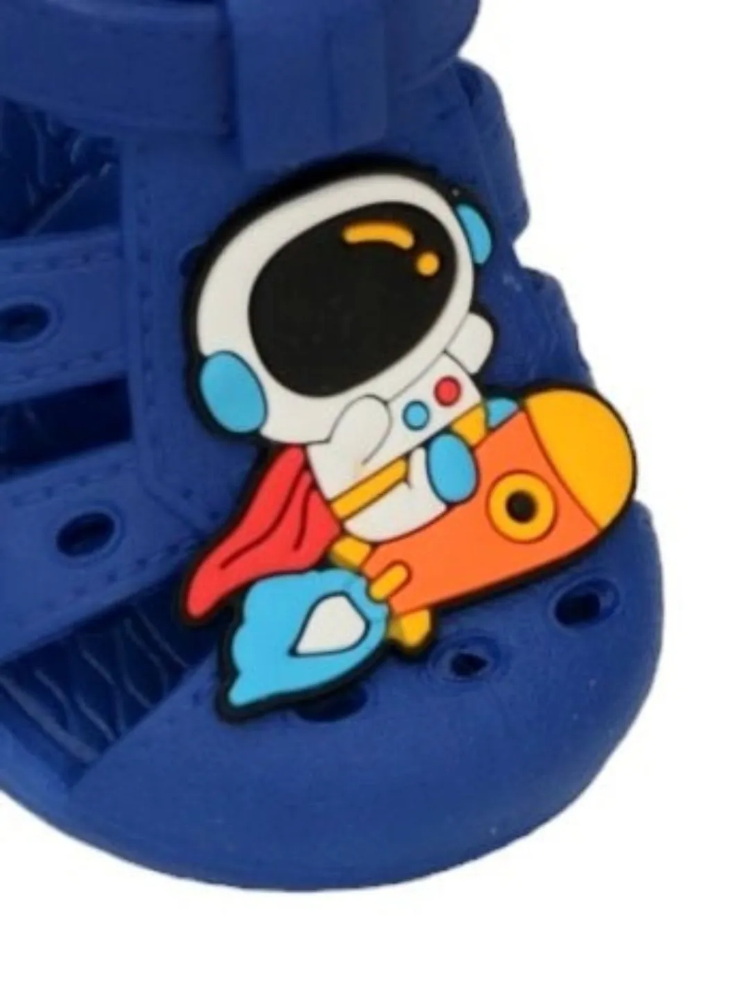 Astronaut Adventure Sandals - Blue Space-Themed Sandals with Secure Strap for Boys