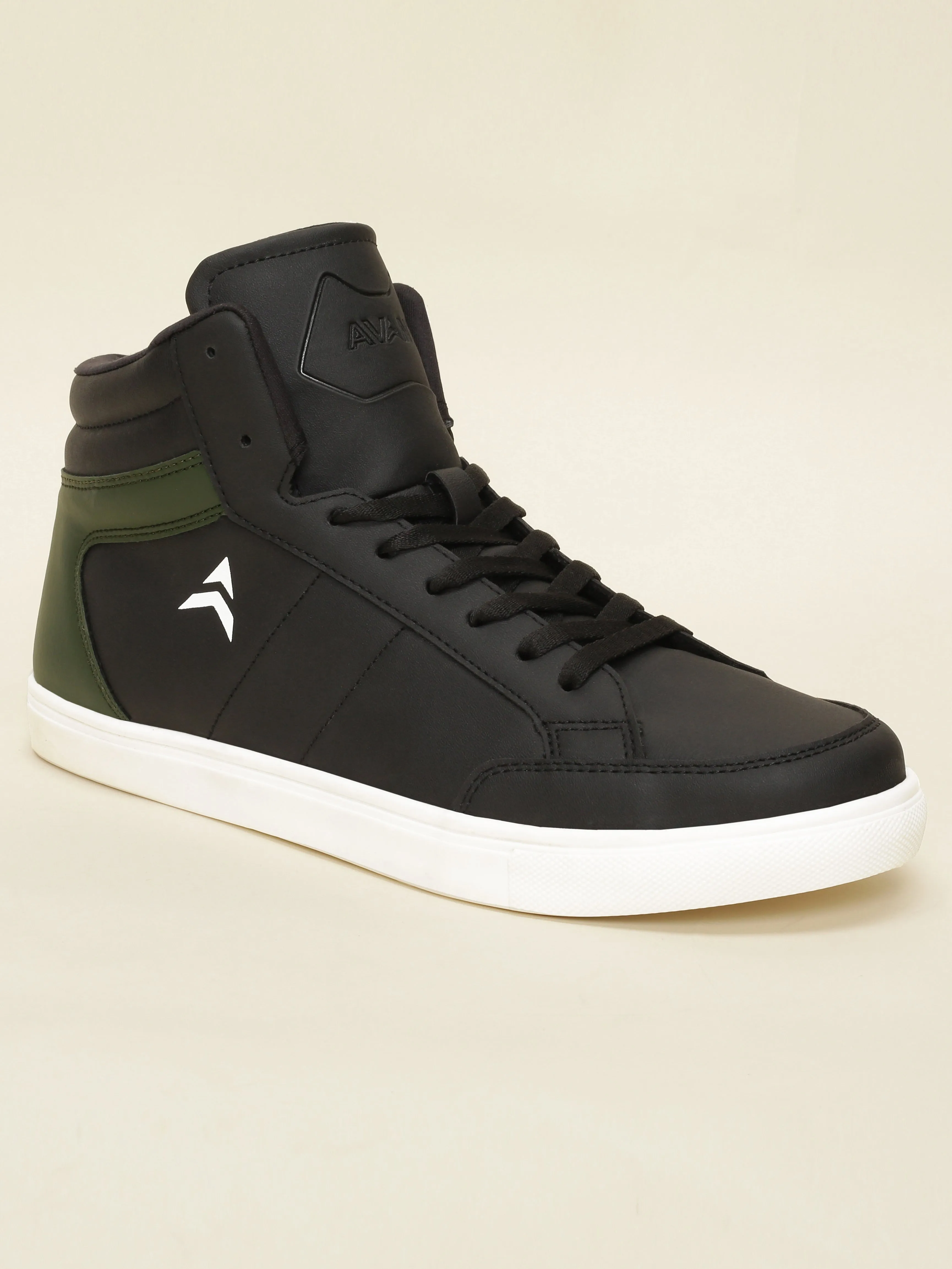 Avant Men's Stride Sneakers - Black/Green