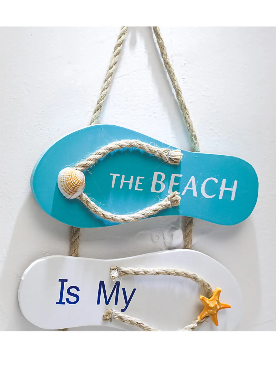Beach Flip Flop Wall Ornament