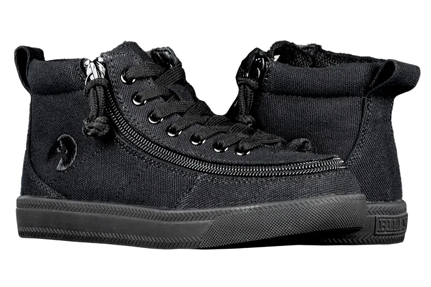 Billy Black to the Floor | Big Kids High Tops (Wide)