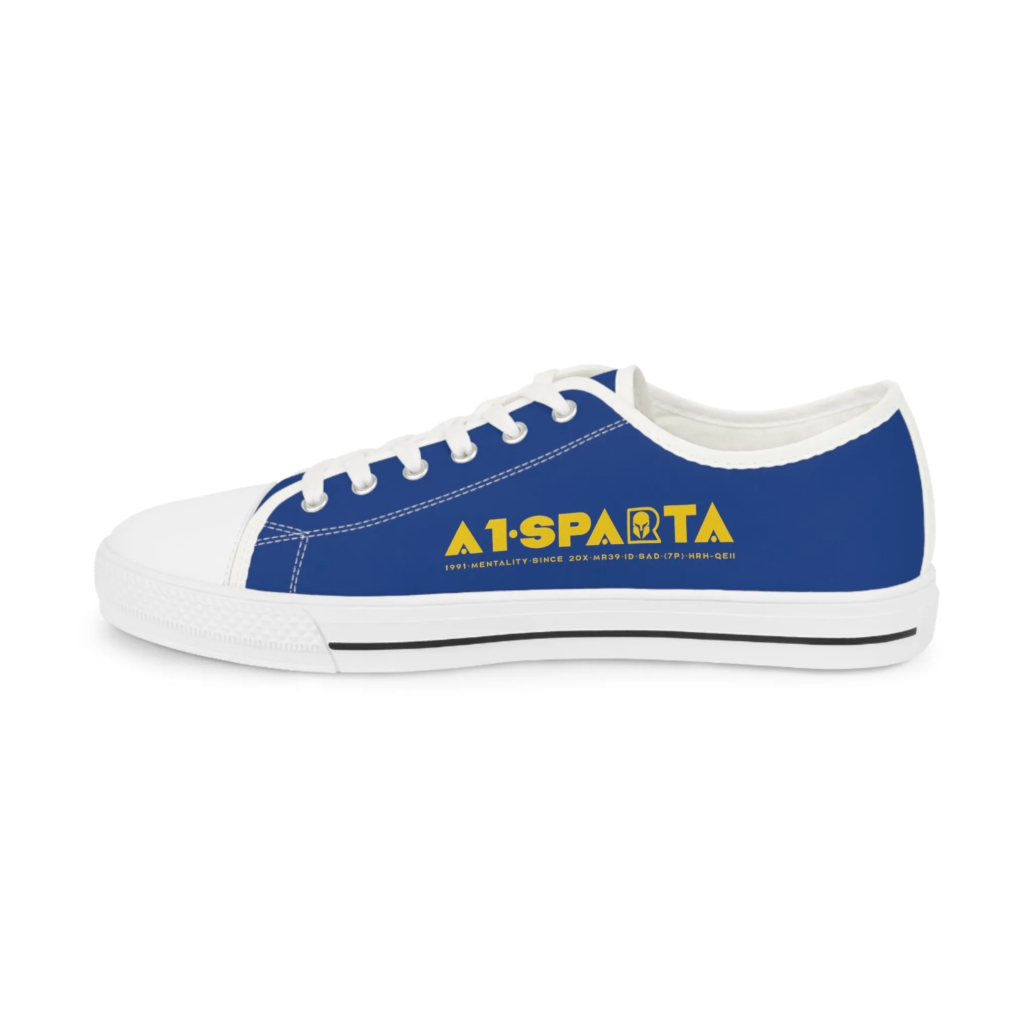 Blue A1-Sparta Men's Low Top Sneakers