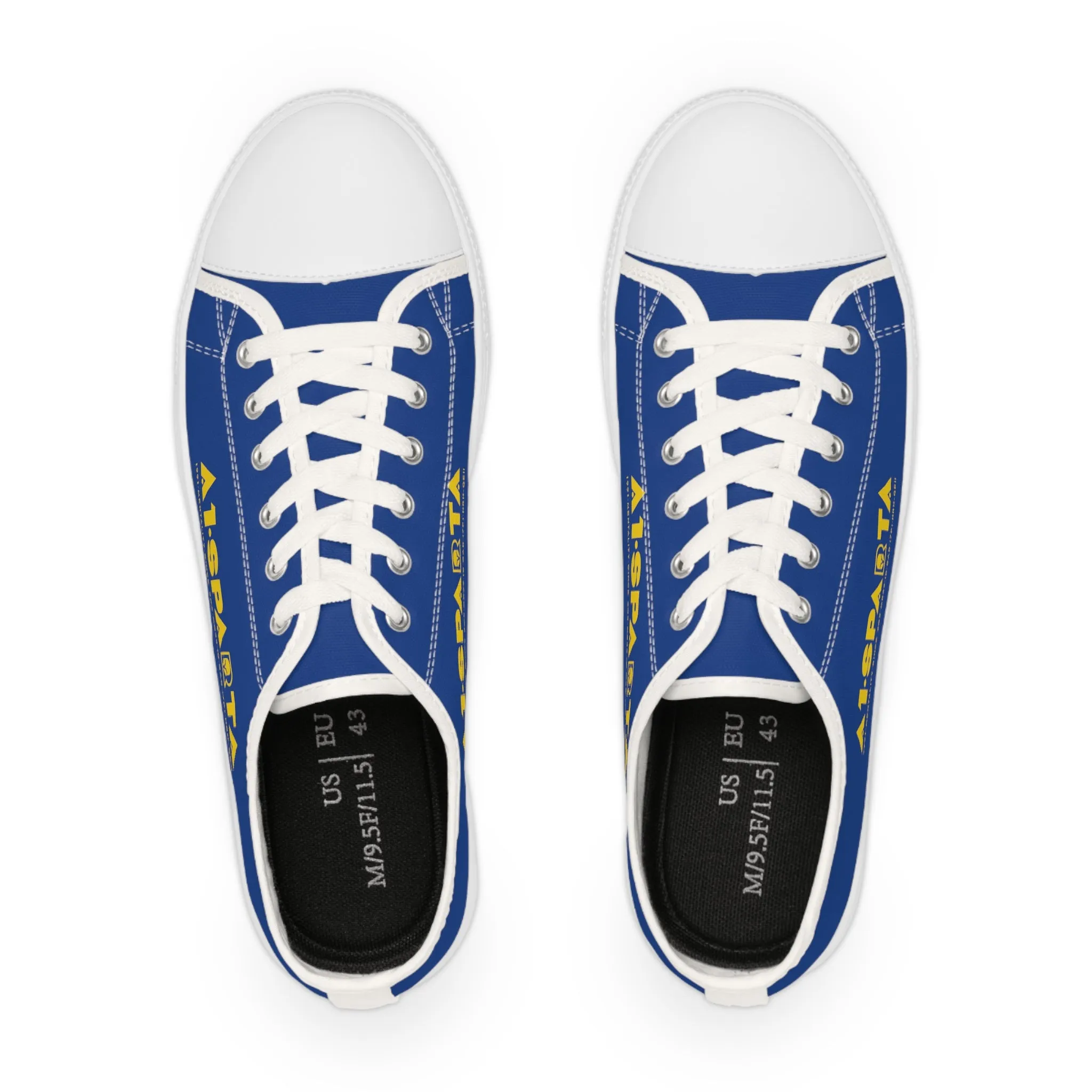 Blue A1-Sparta Men's Low Top Sneakers