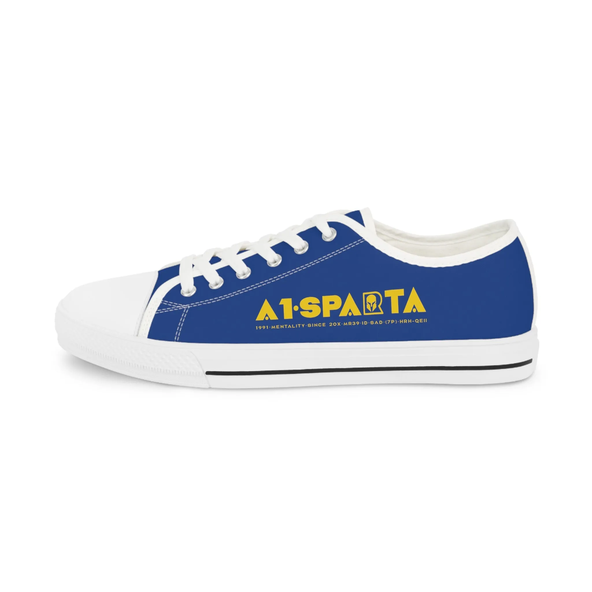 Blue A1-Sparta Men's Low Top Sneakers