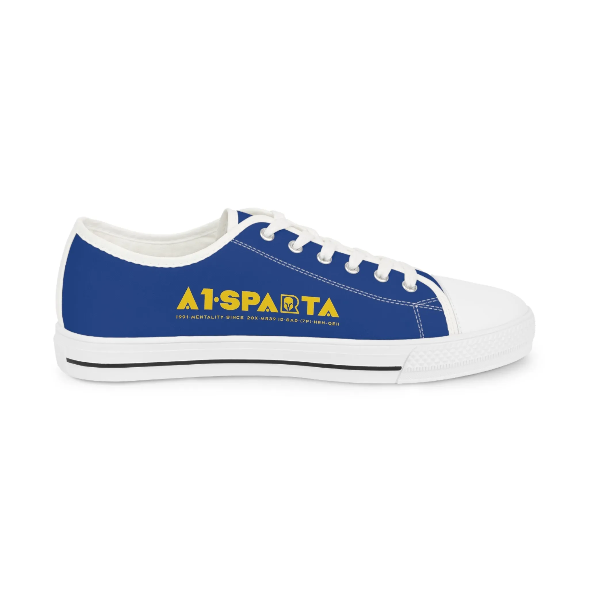 Blue A1-Sparta Men's Low Top Sneakers