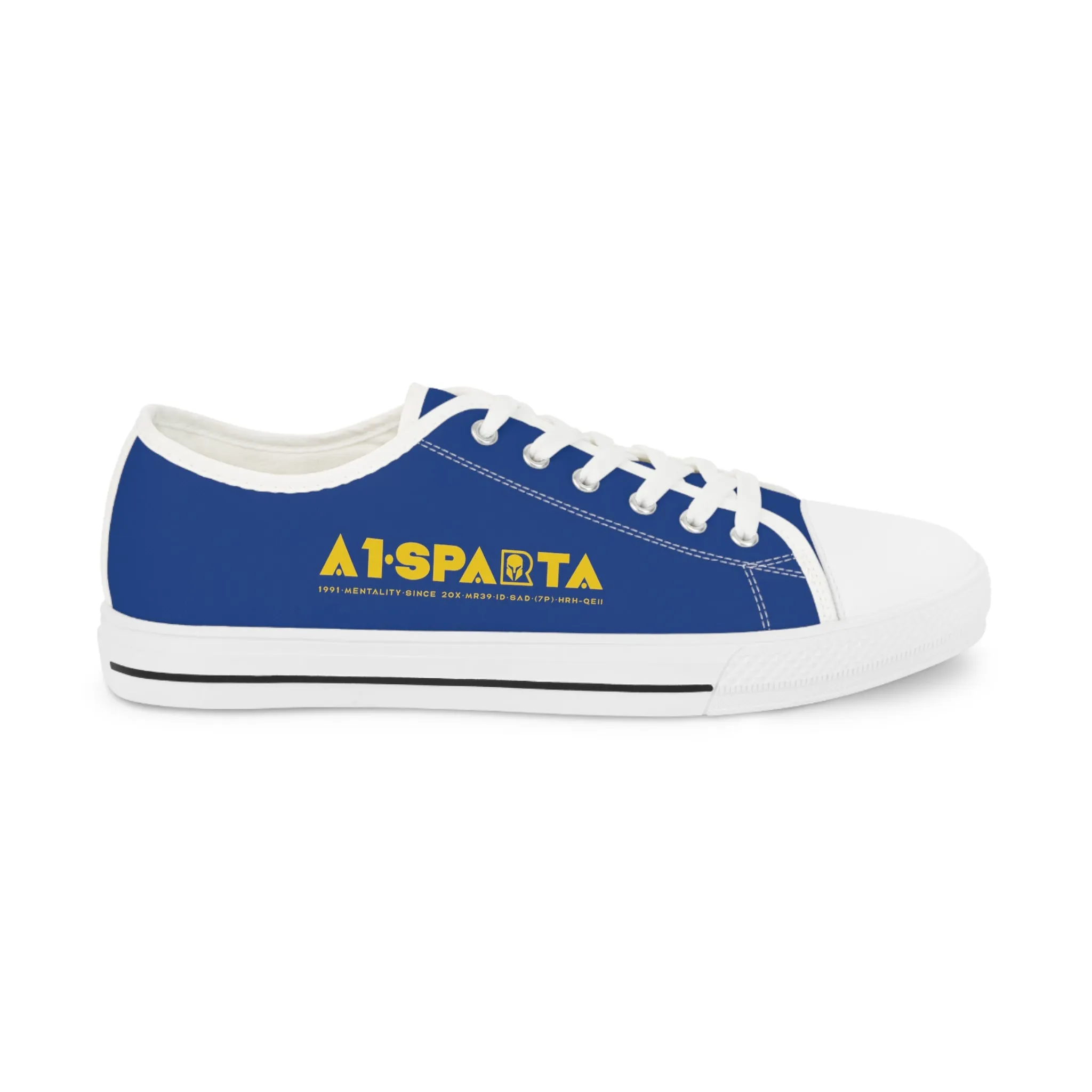 Blue A1-Sparta Men's Low Top Sneakers