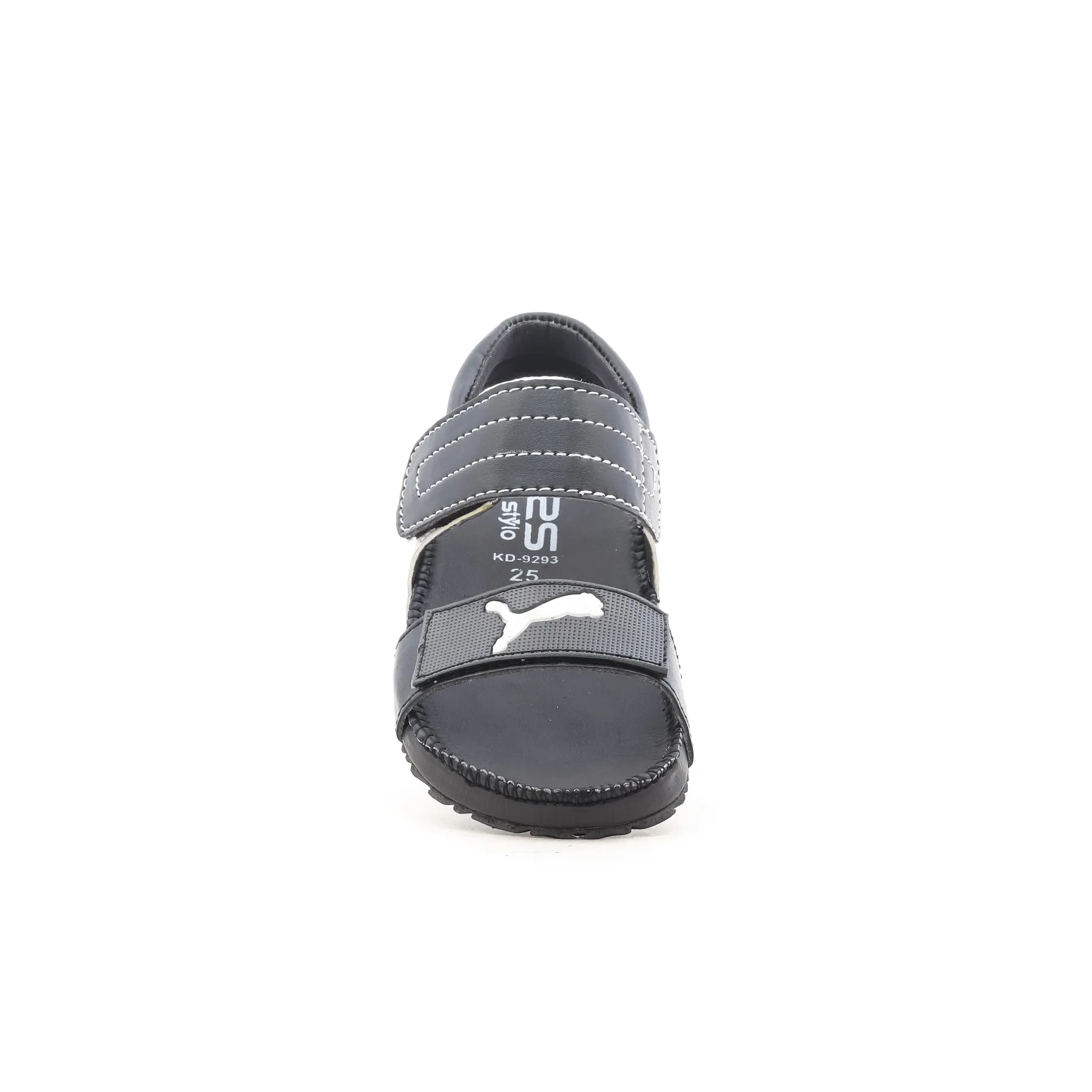 Boys Black Formal Sandal KD9293