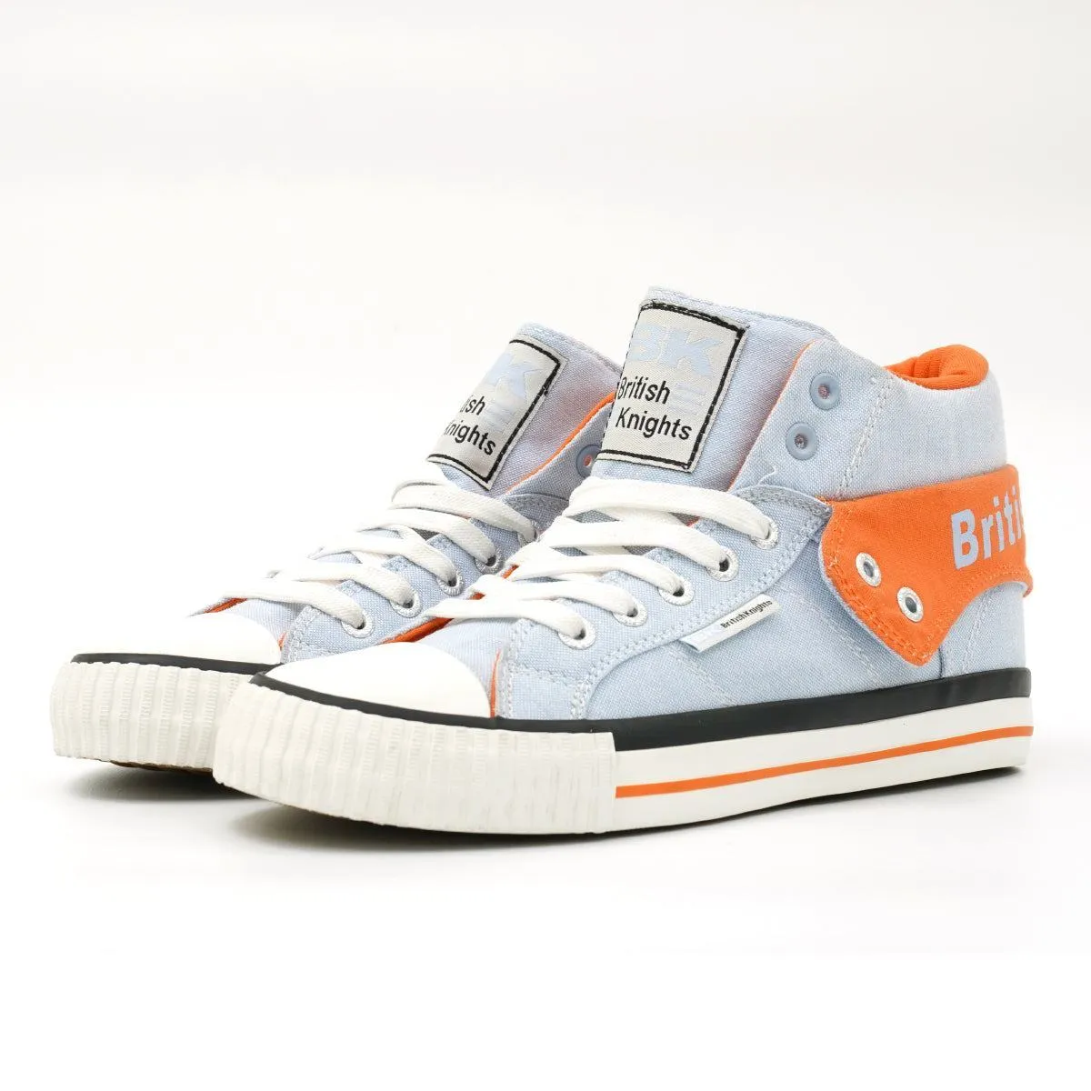 British Knights Roco High-Top Sneakers Fabric Blue Colour For Men