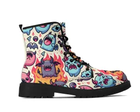 Bubble Demon Leather Boots