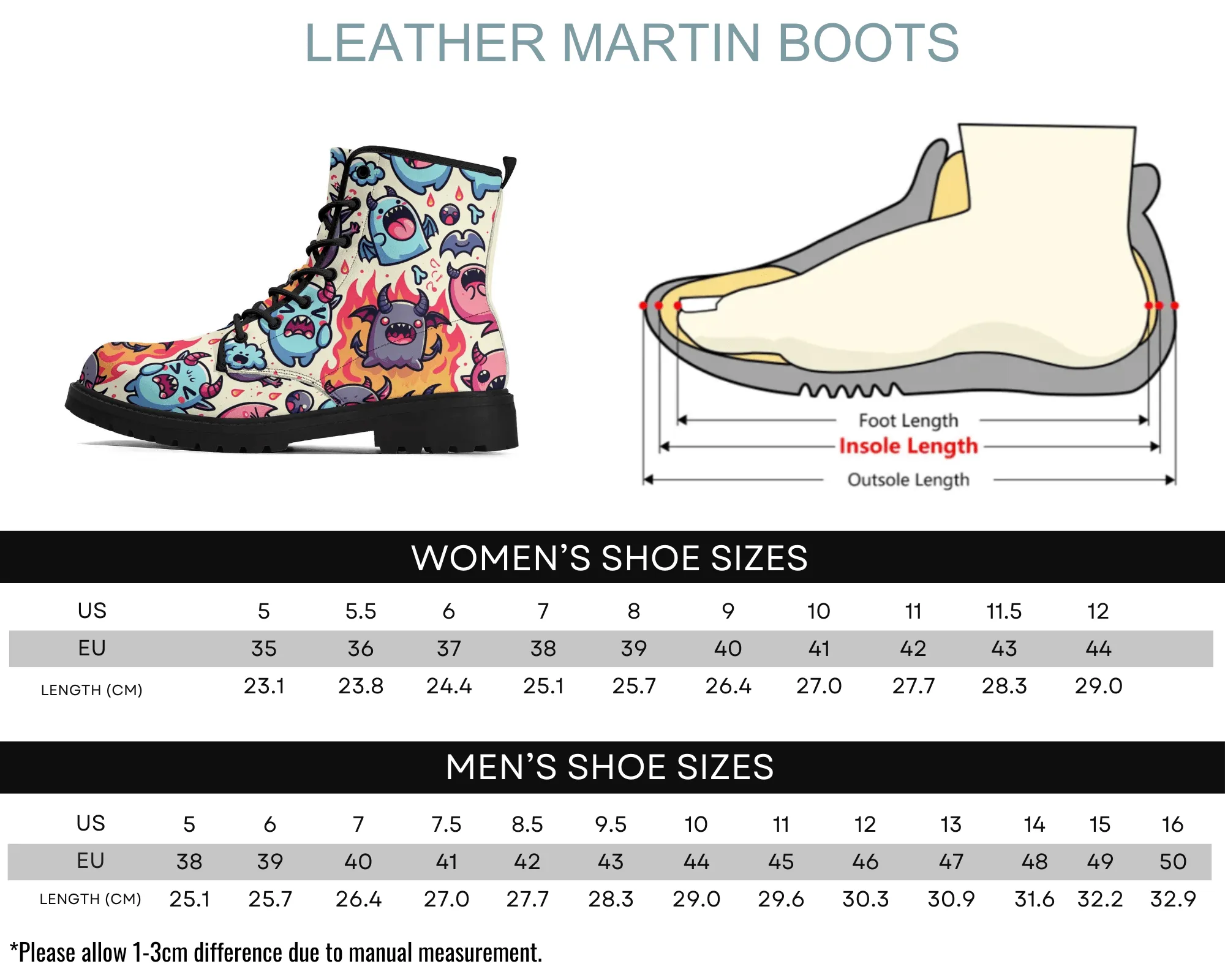 Bubble Demon Leather Boots
