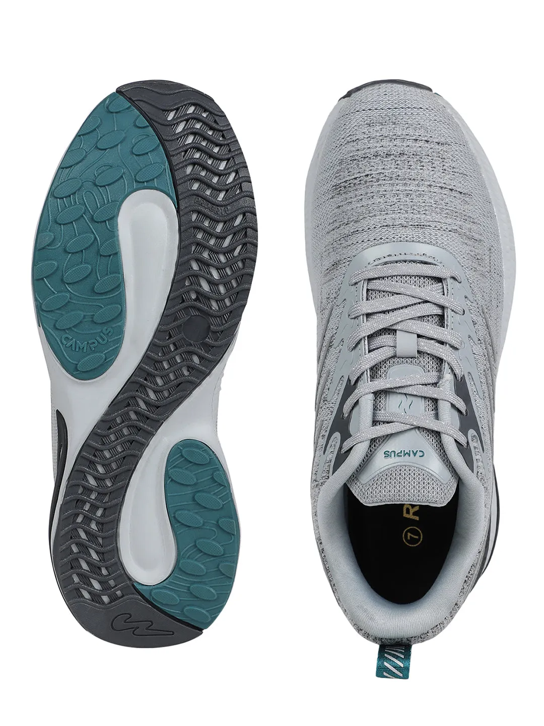 CAMP-SPUNKY Grey Men's Running Shoes