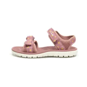Clarks Flat Sandals Canvas Pink Colour For Kids