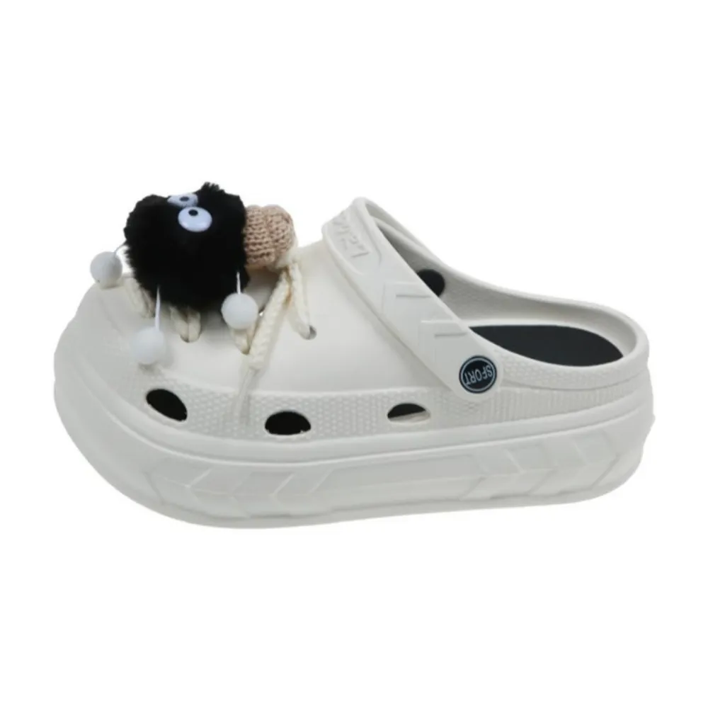 Cute Plush Pendant Sandals