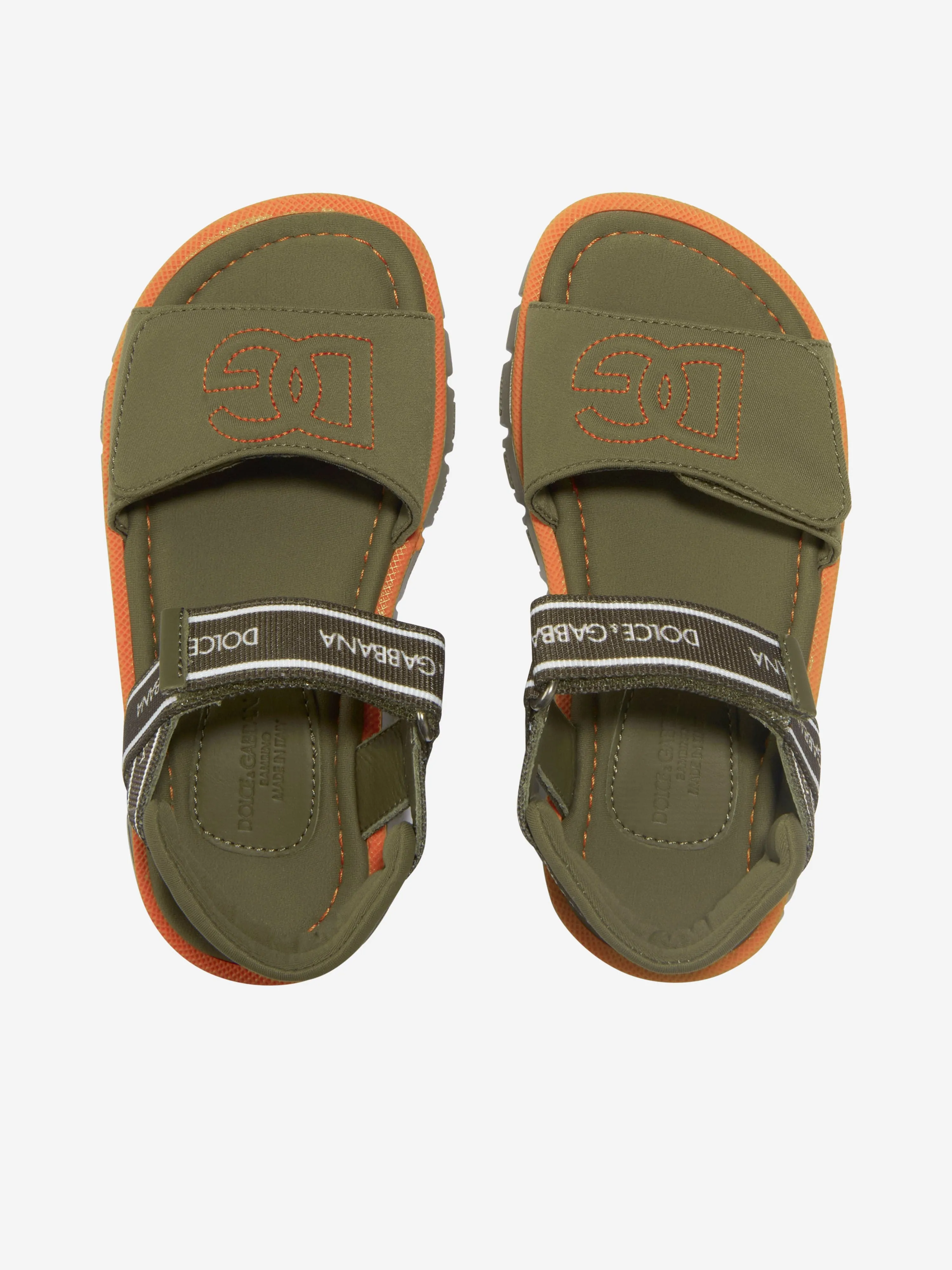 Dolce & Gabbana Boys Logo Branded Sandals