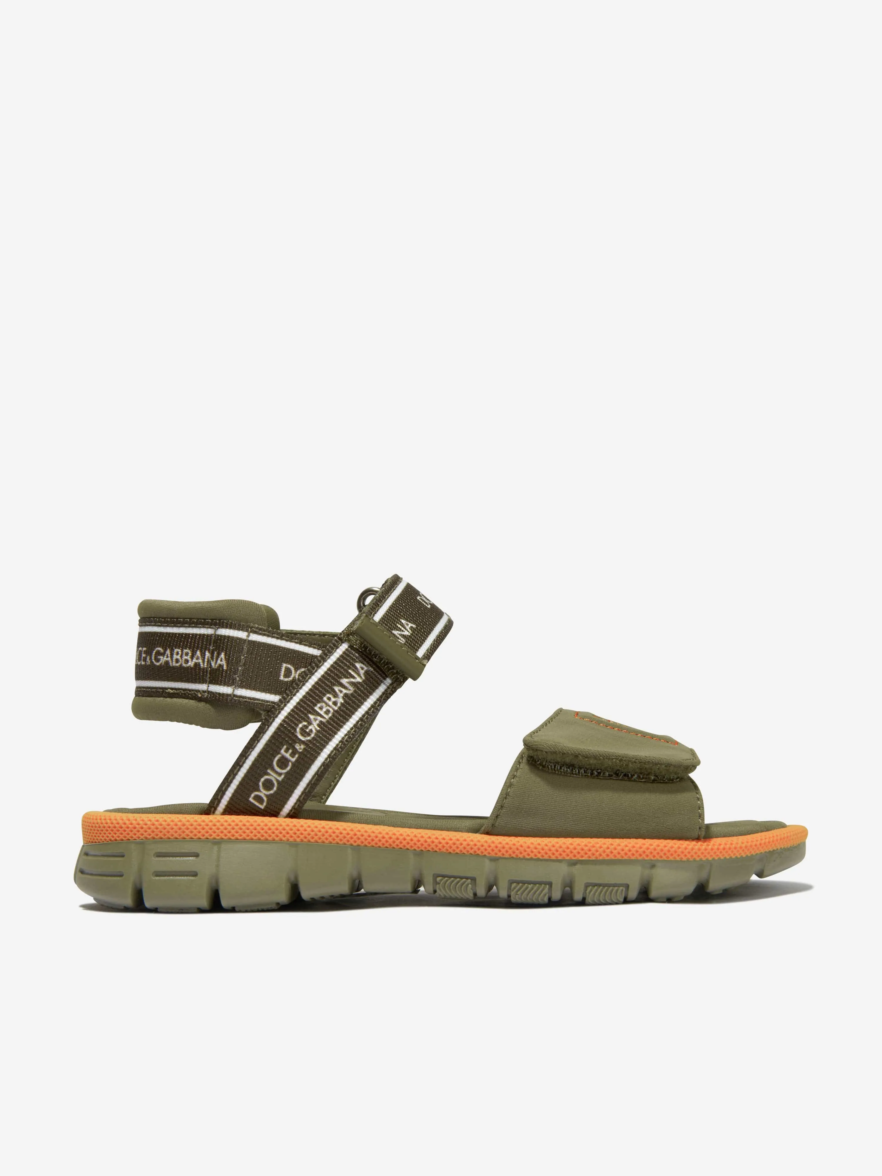 Dolce & Gabbana Boys Logo Branded Sandals