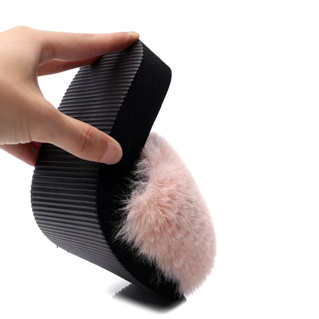Furry Beach Slippers