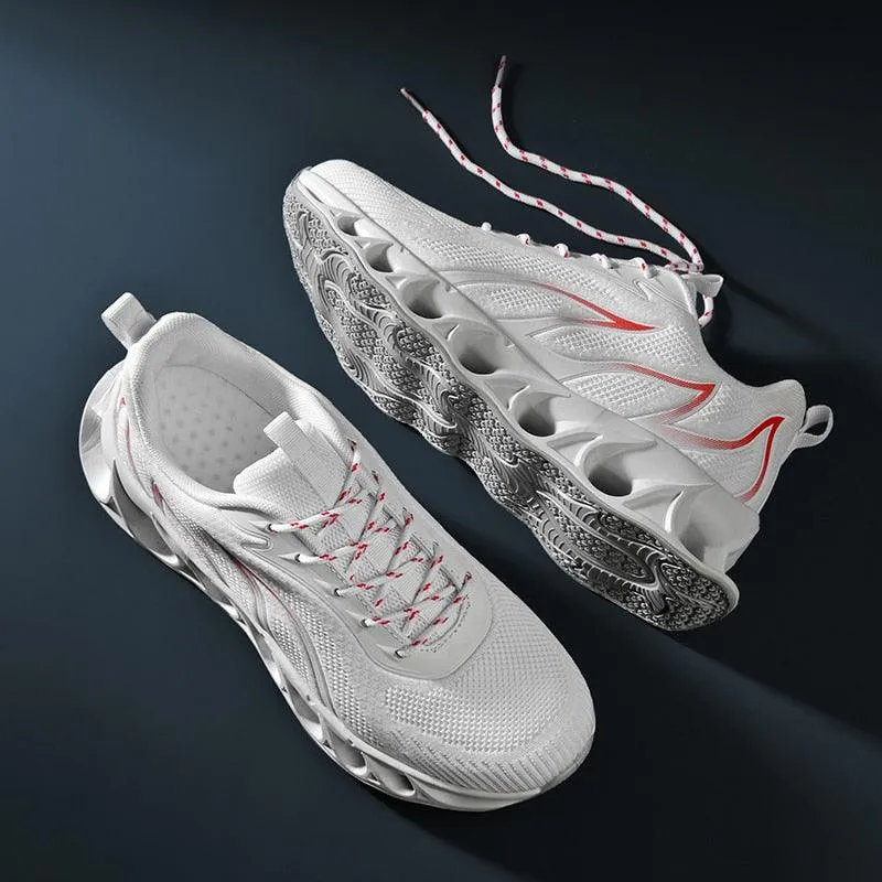 GOATFIND's BLADE Running Flames Sneakers