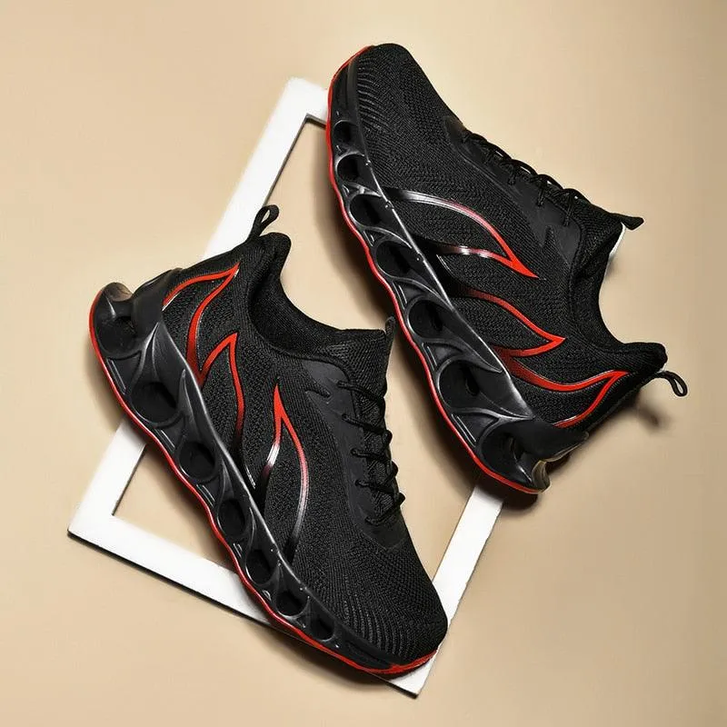 GOATFIND's BLADE Running Flames Sneakers