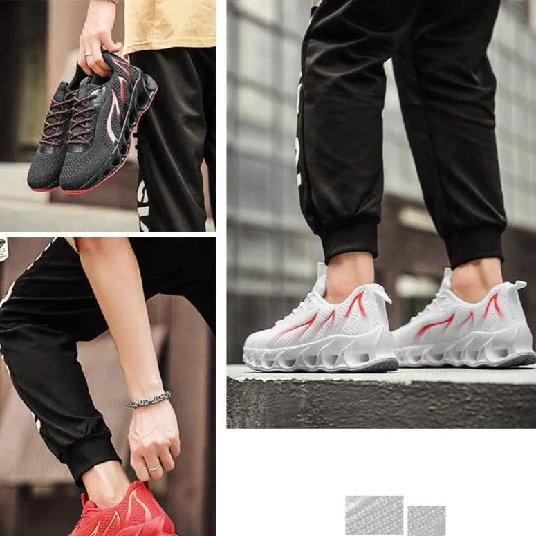 GOATFIND's BLADE Running Flames Sneakers