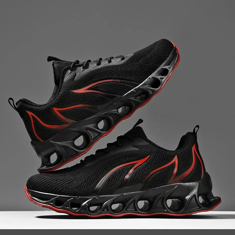 GOATFIND's BLADE Running Flames Sneakers