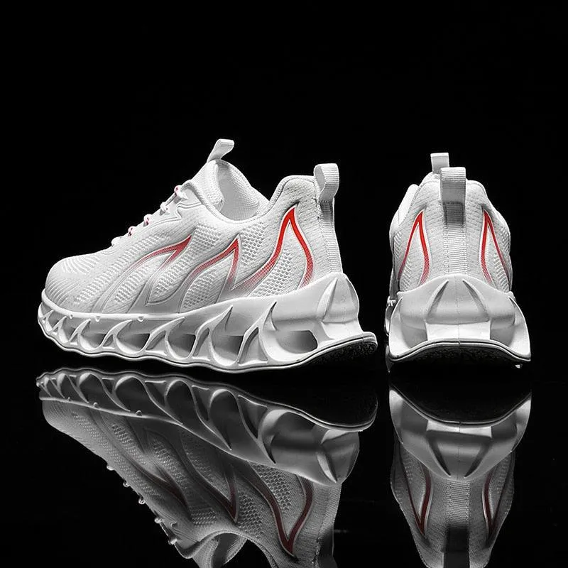 GOATFIND's BLADE Running Flames Sneakers