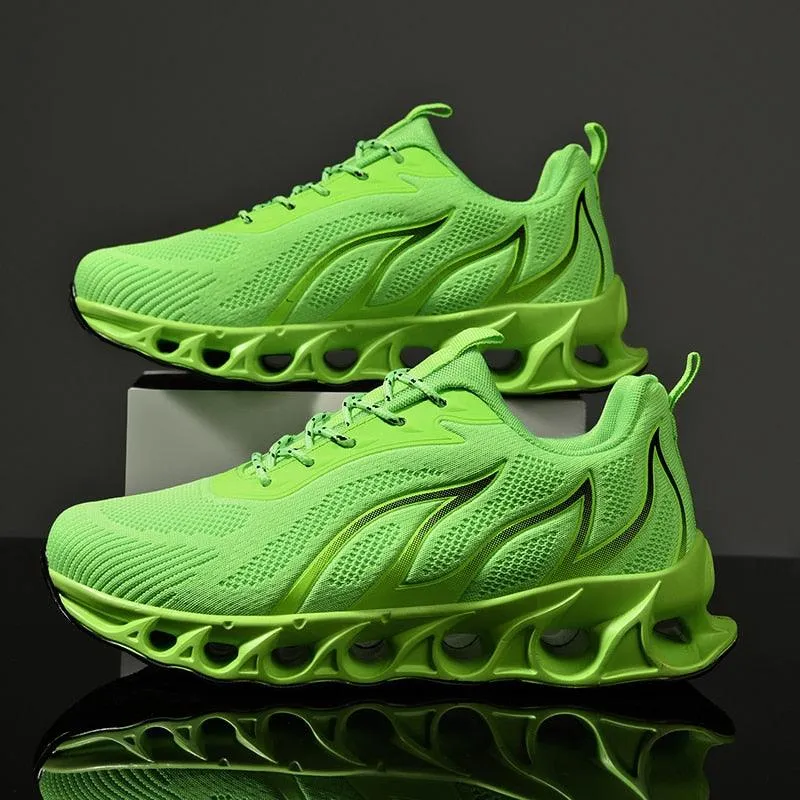 GOATFIND's BLADE Running Flames Sneakers