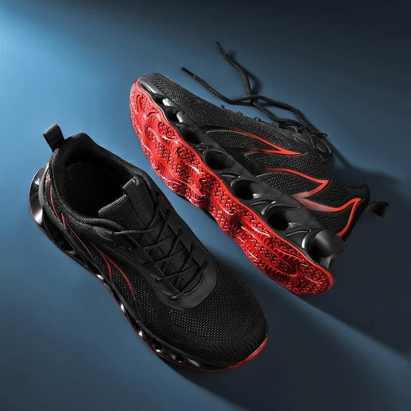 GOATFIND's BLADE Running Flames Sneakers