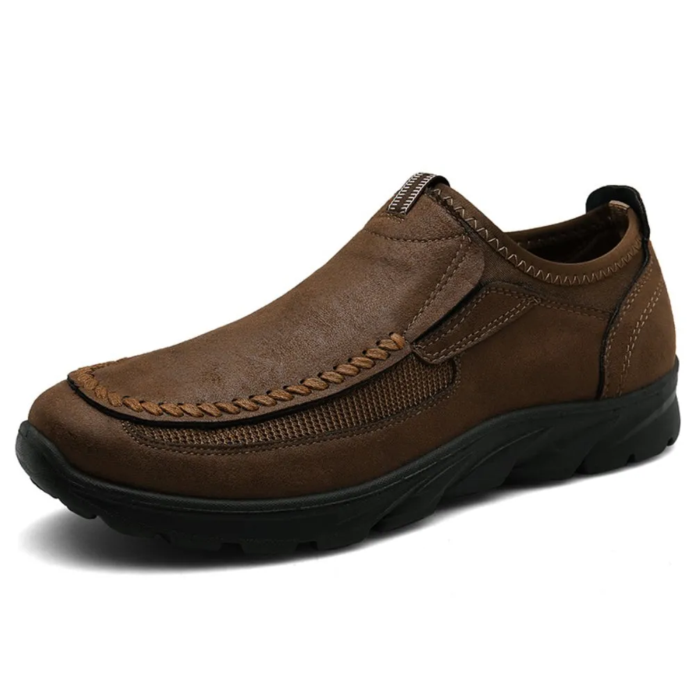Handmade Retro Leisure Loafers Shoes
