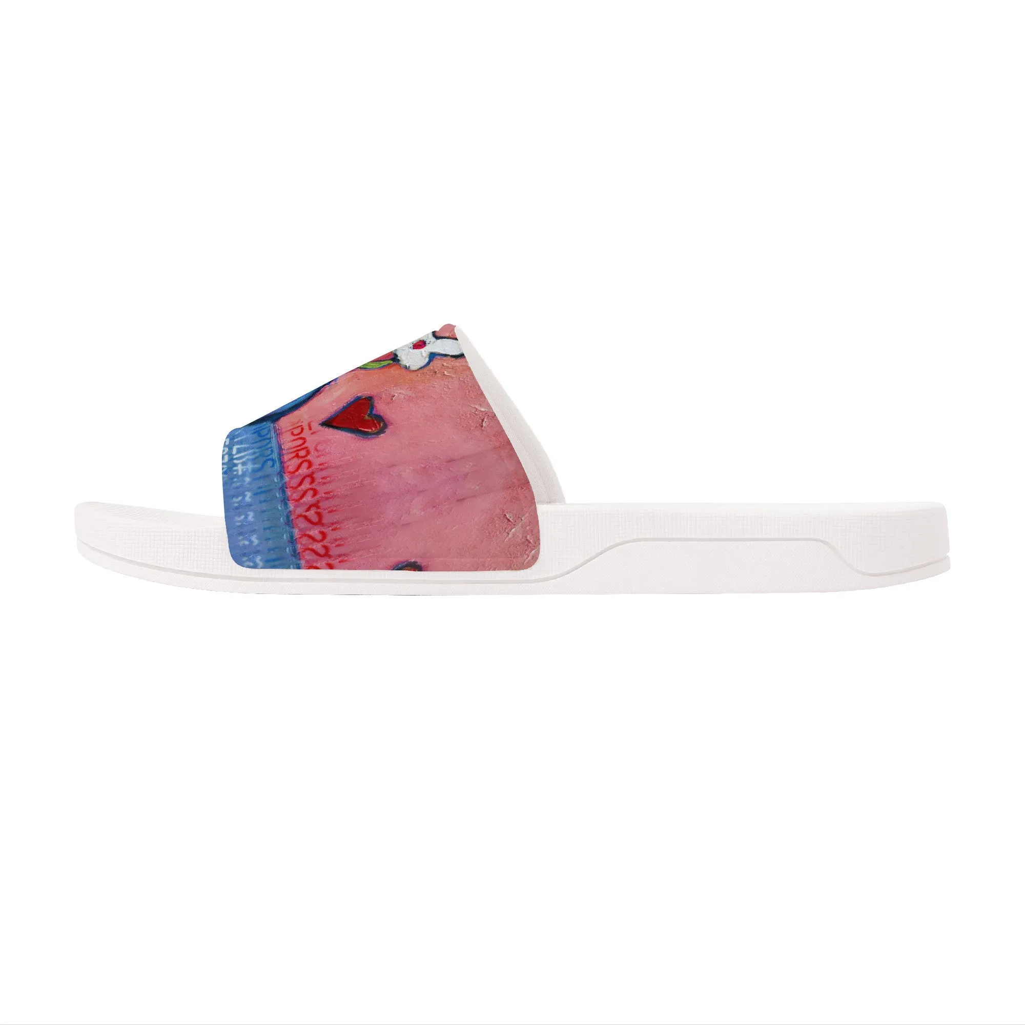 Just for you D30 Slide Sandals - White