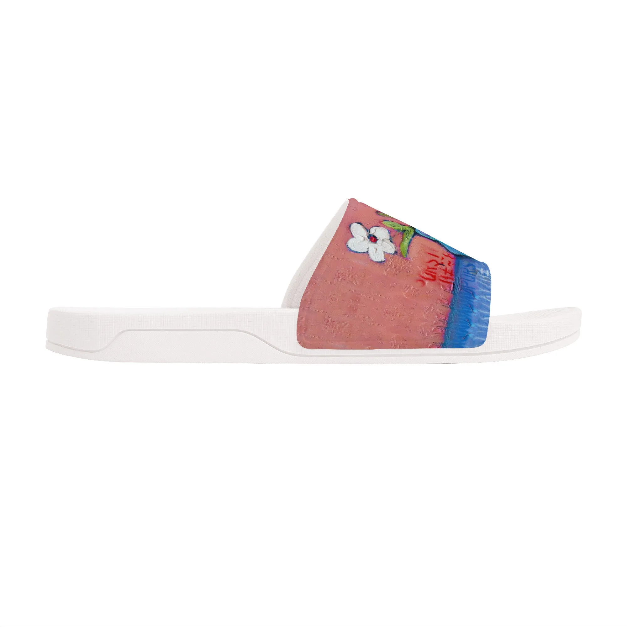 Just for you D30 Slide Sandals - White