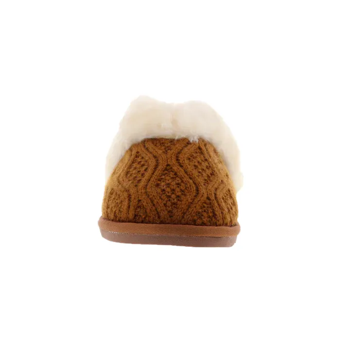Lamo Womens Caroline Knit Scuff Slippers