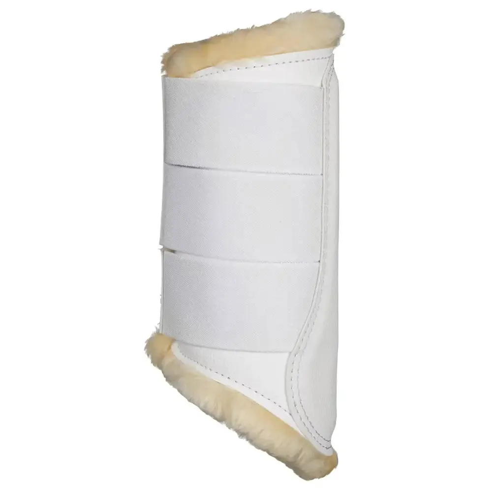 LeMieux Fleece Lined Brushing Boots White