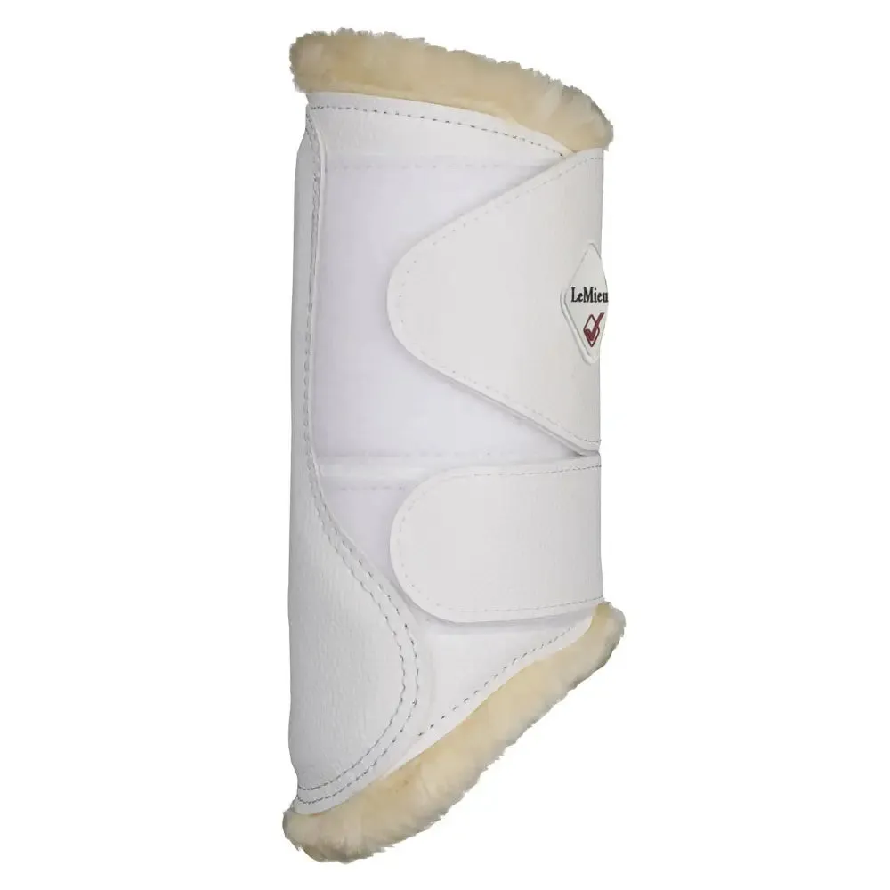 LeMieux Fleece Lined Brushing Boots White