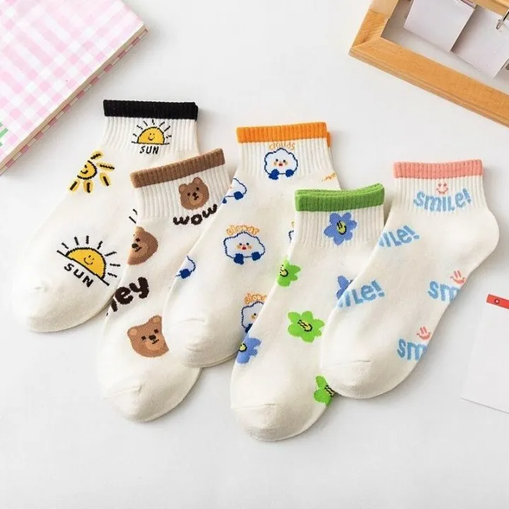 Low Tube Retro Style Socks