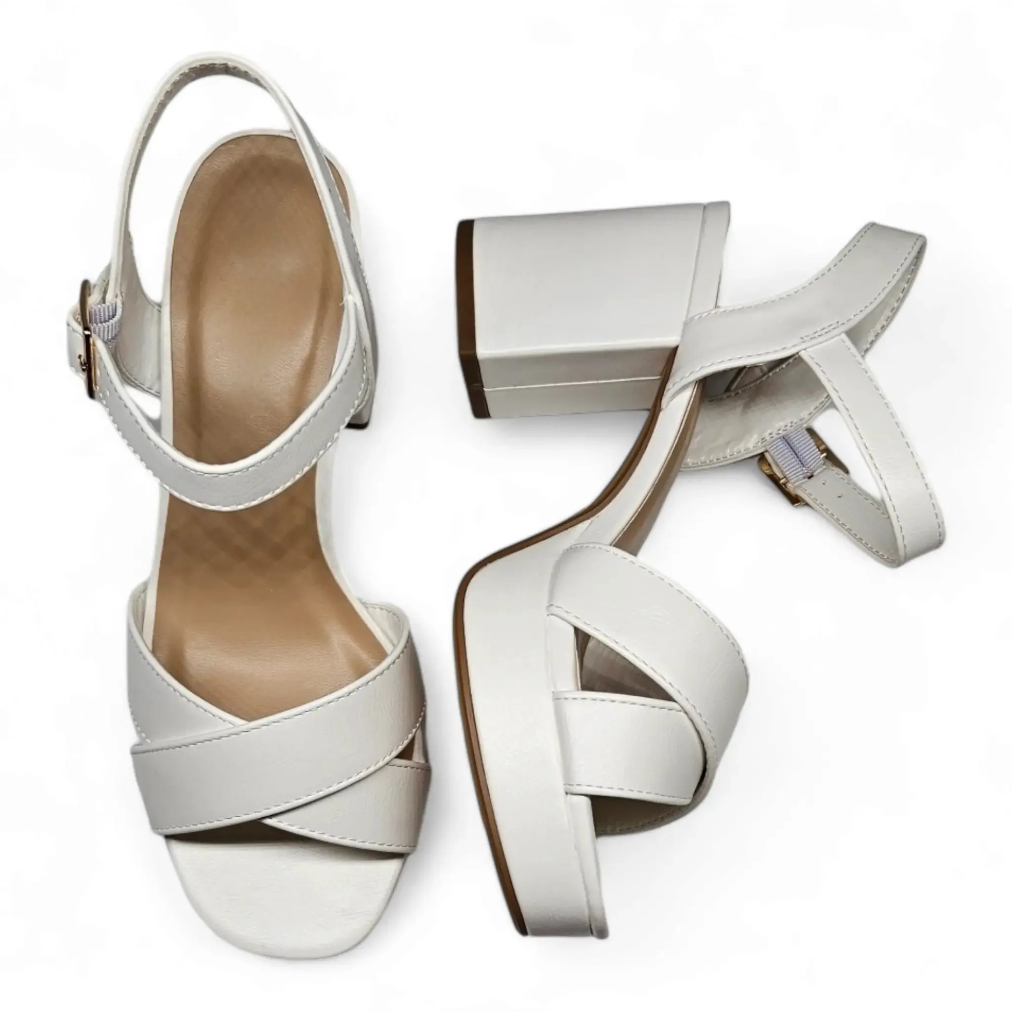 Manner Platform Ankle Strap Sandals