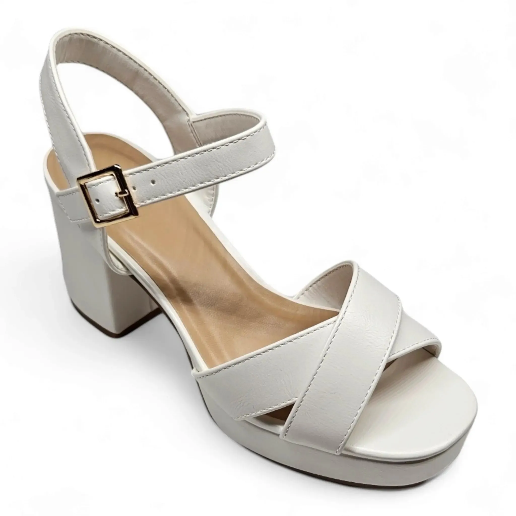 Manner Platform Ankle Strap Sandals