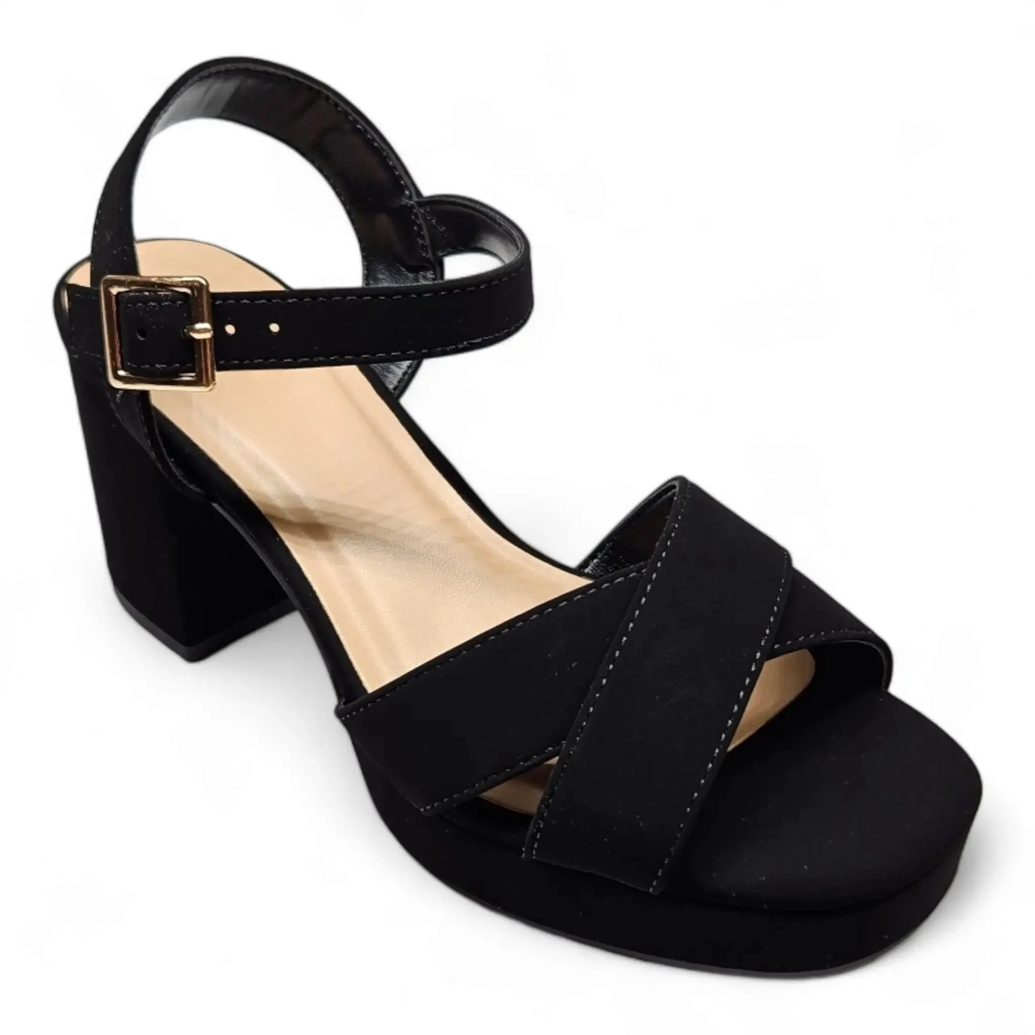 Manner Platform Ankle Strap Sandals