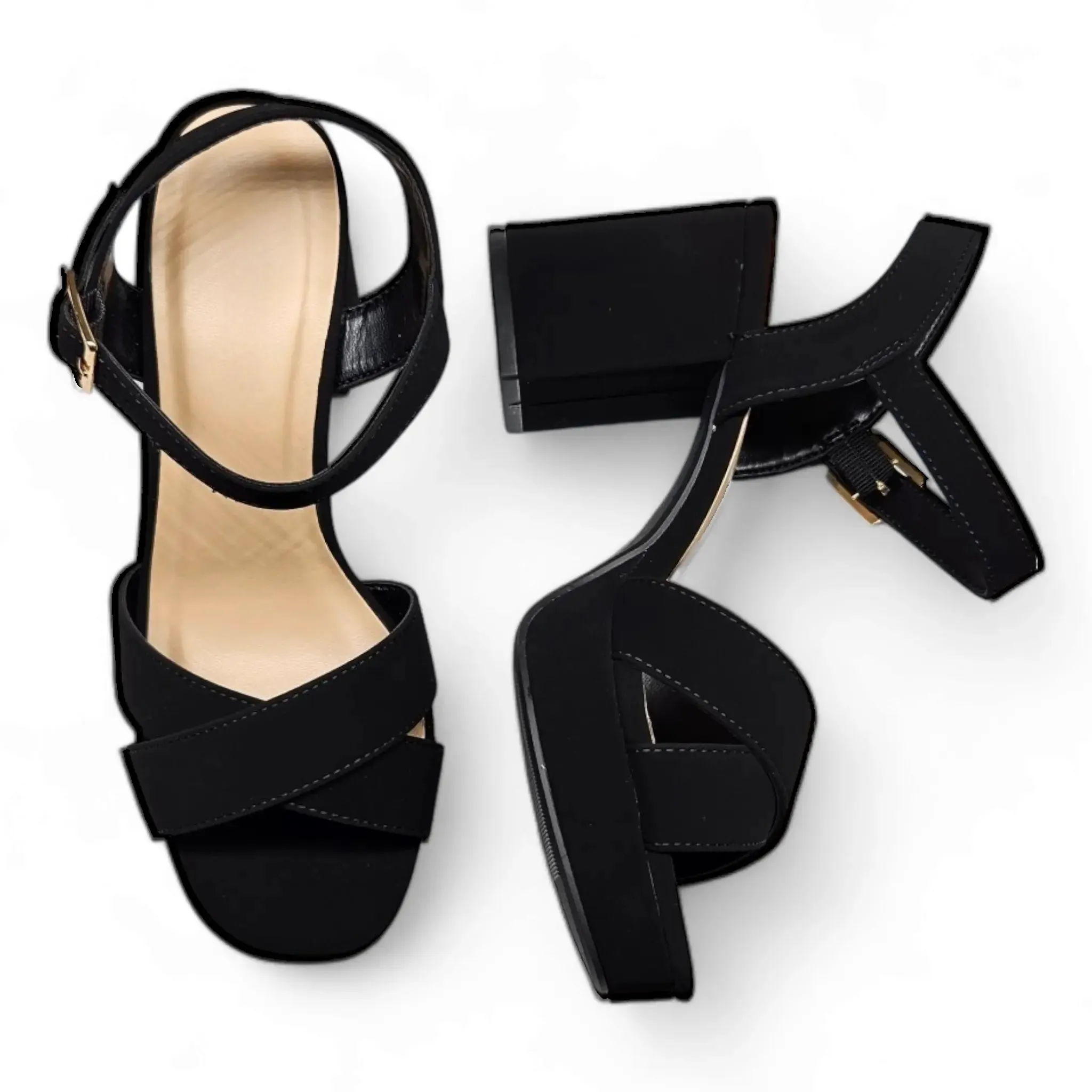 Manner Platform Ankle Strap Sandals