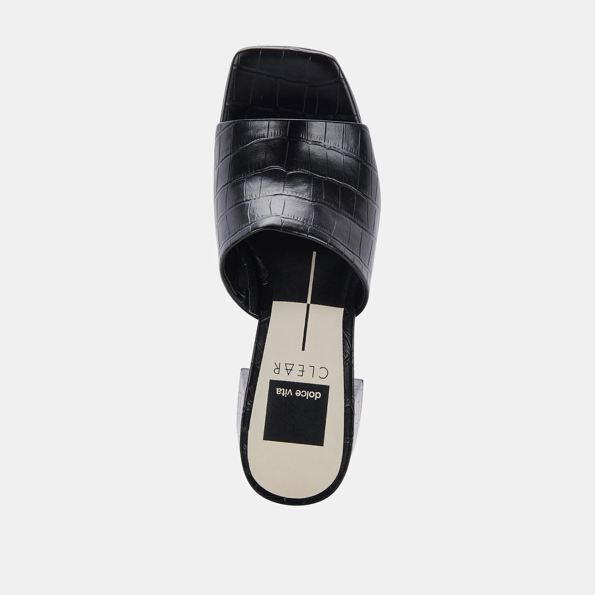 MARSHA HEELS NOIR EMBOSSED STELLA