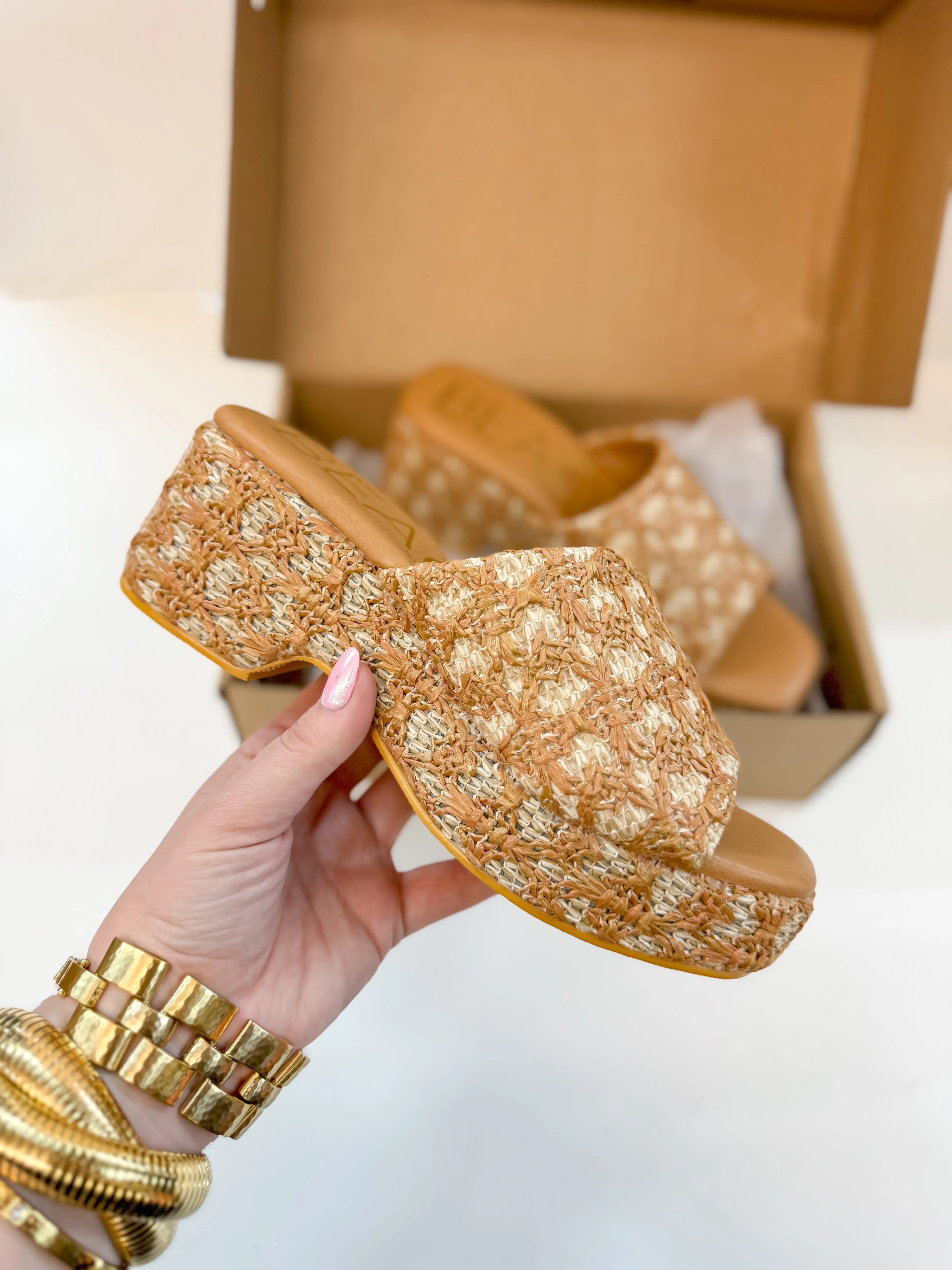 Matisse | Cruz Multi-Color Platform Sandal in Tan