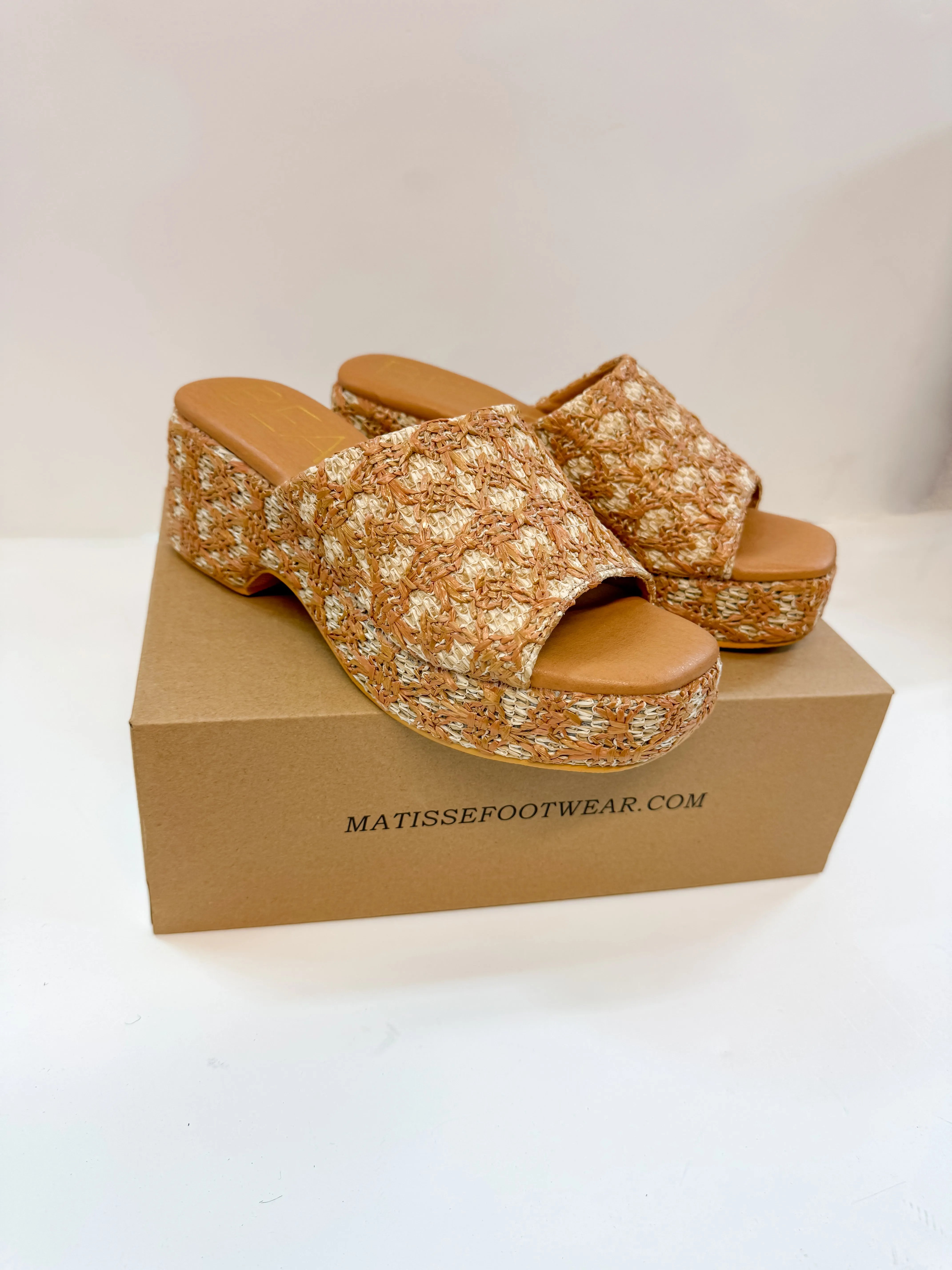 Matisse | Cruz Multi-Color Platform Sandal in Tan